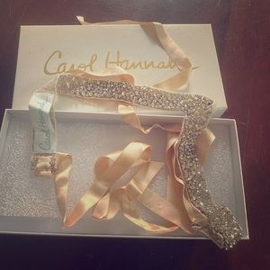 Carol Hannah Crown Jewel Sash. Never worn.